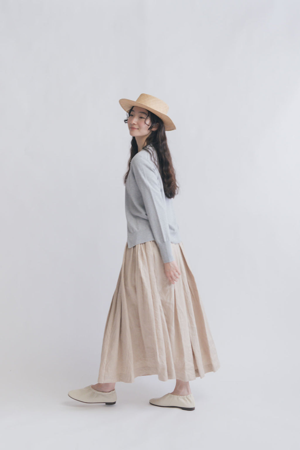 「くらすことの日常生活着」UVウォッシャブルカーディガン