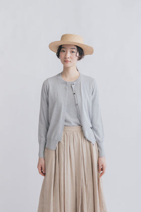 「くらすことの日常生活着」UVウォッシャブルカーディガン