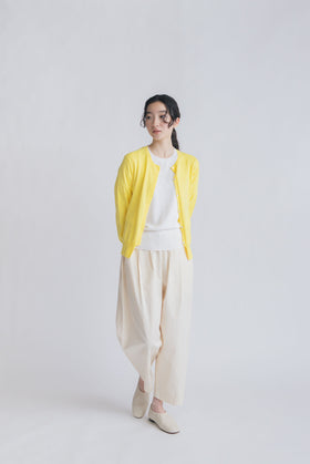 「くらすことの日常生活着」UVウォッシャブルカーディガン