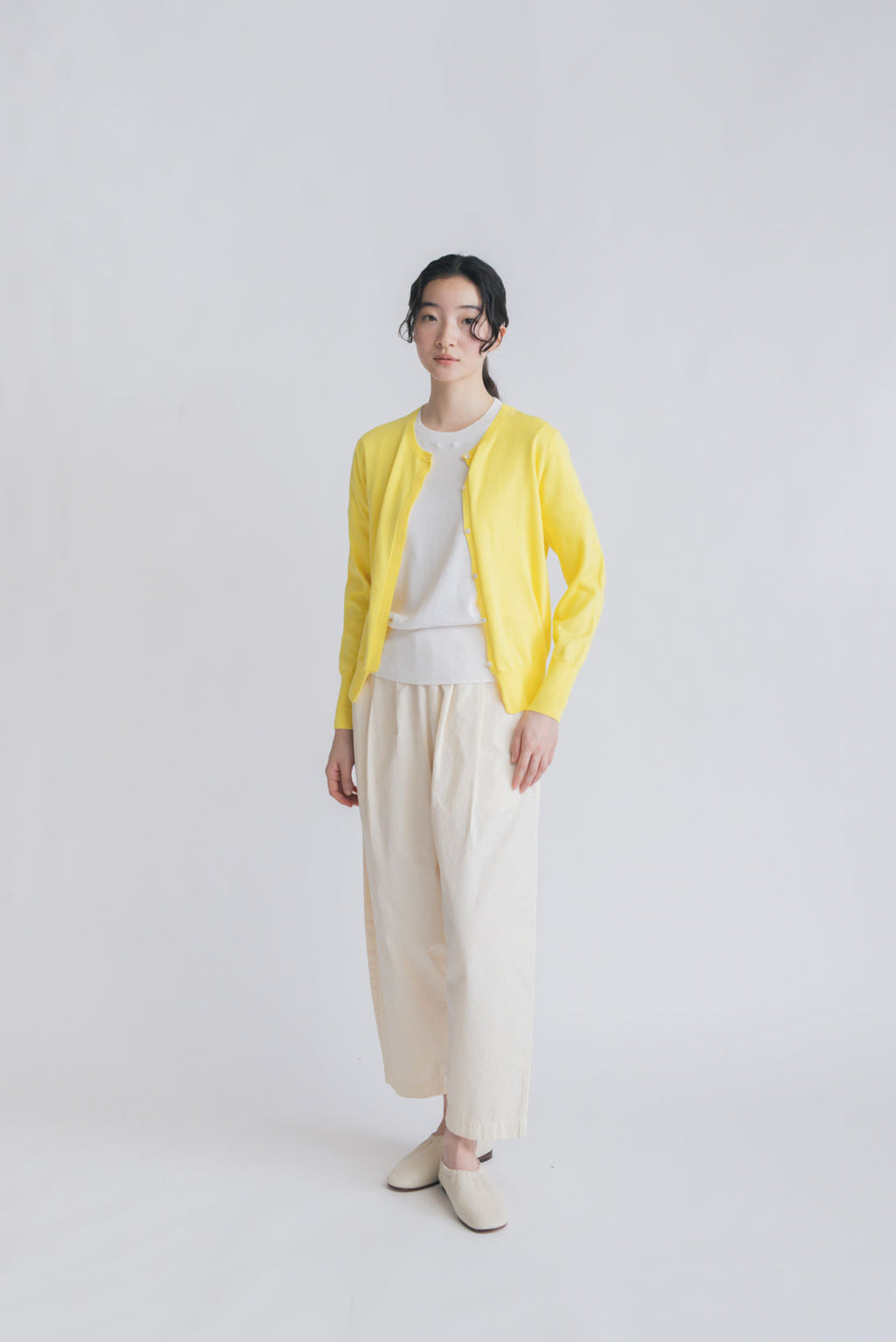 「くらすことの日常生活着」UVウォッシャブルカーディガン