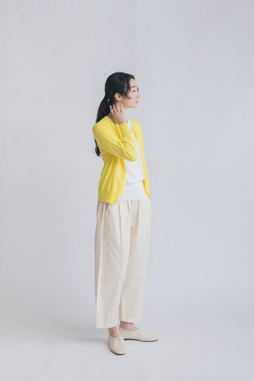 「くらすことの日常生活着」UVウォッシャブルカーディガン