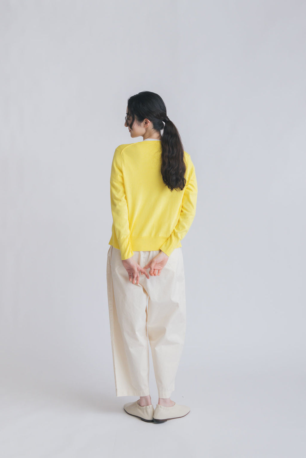 「くらすことの日常生活着」UVウォッシャブルカーディガン