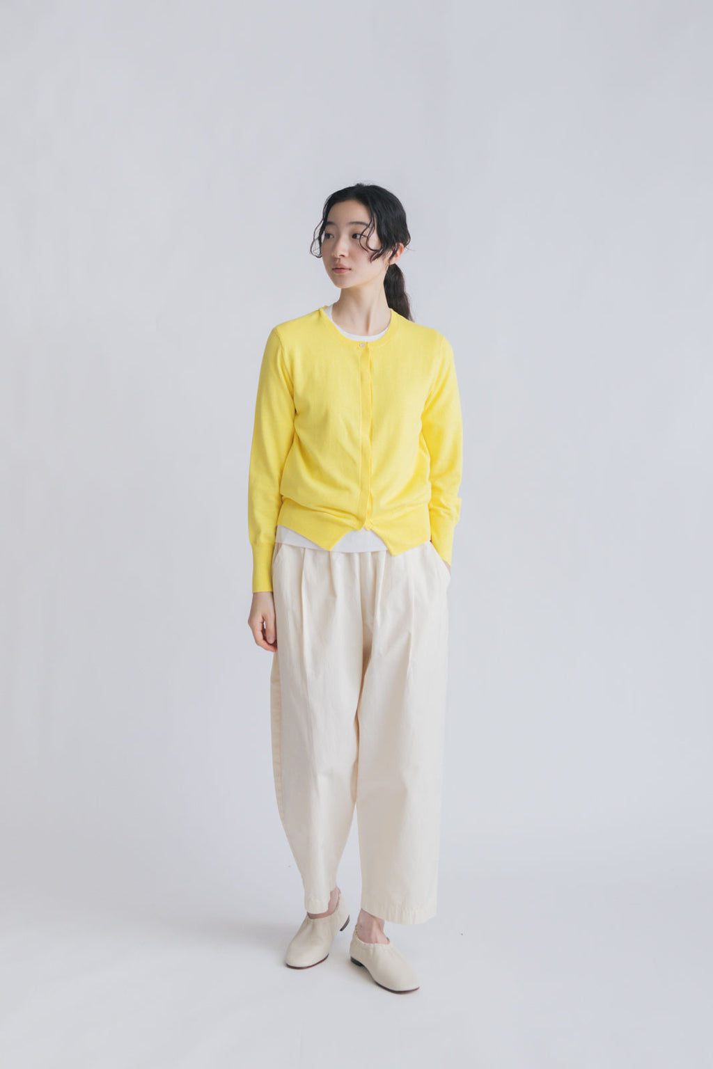 「くらすことの日常生活着」UVウォッシャブルカーディガン