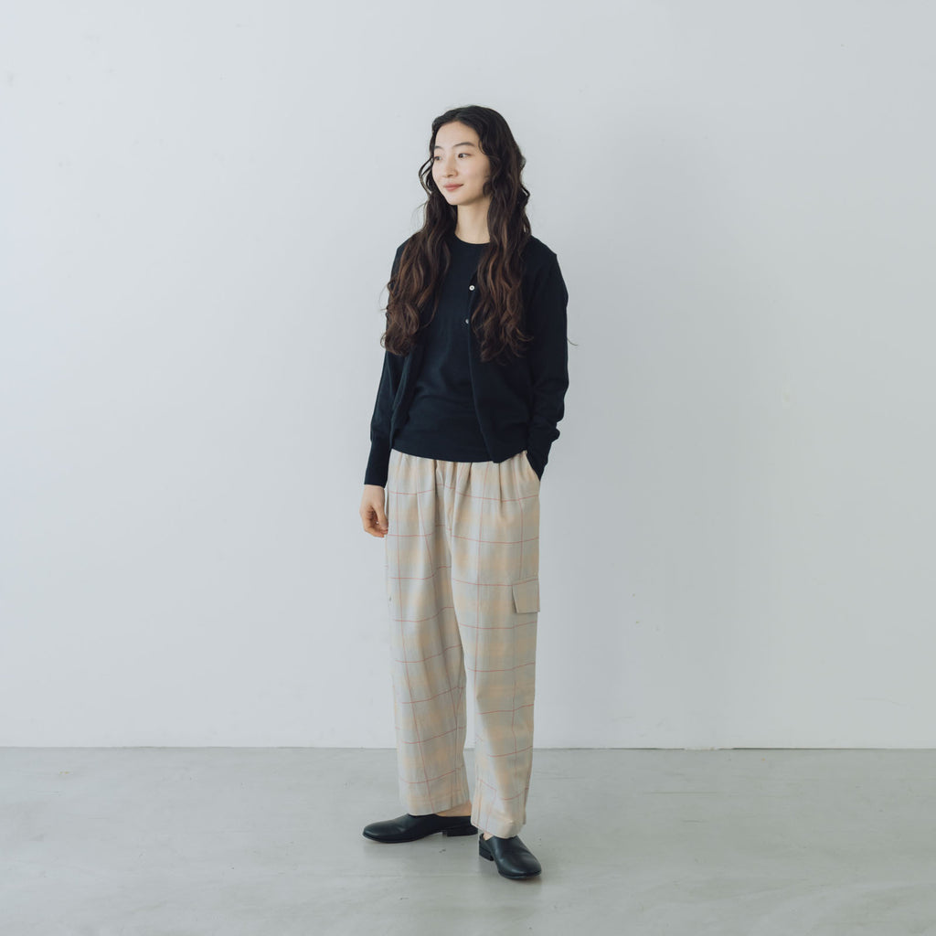 「くらすことの日常生活着」UVウォッシャブルカーディガン