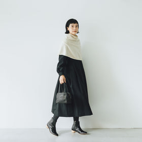【SALE】「わたしたちらしい、オケージョンのかたち」きちんとしたブラックワンピース