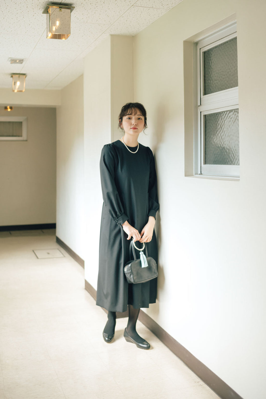 「わたしたちらしい、オケージョンのかたち」きちんとしたブラックワンピース