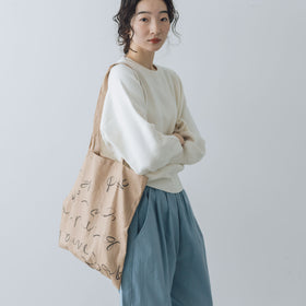 「くらすことの日常生活着」ニットみたいなカシミヤ混スウェット