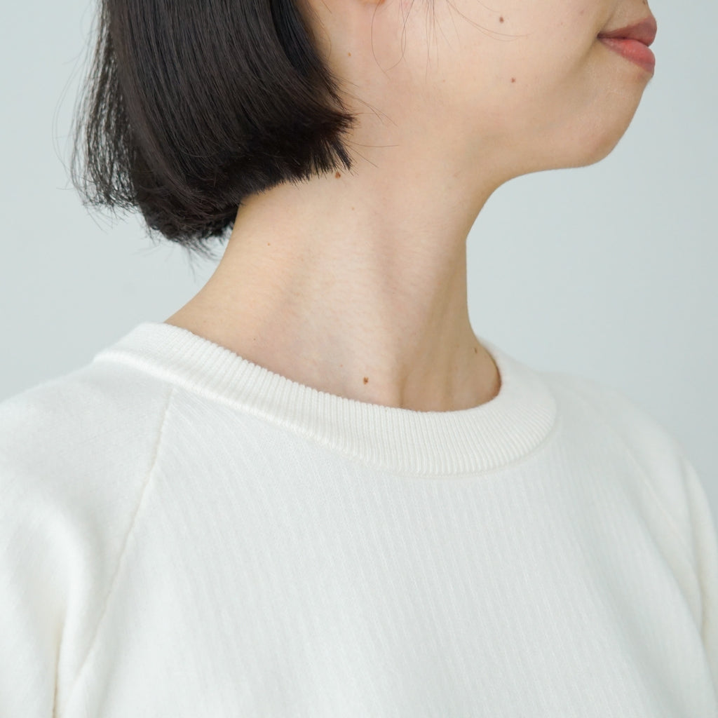 「くらすことの日常生活着」ニットみたいなカシミヤ混スウェット