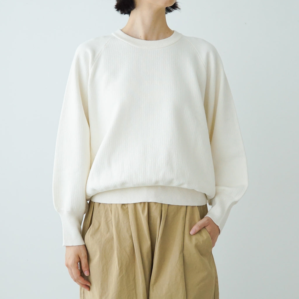 「くらすことの日常生活着」ニットみたいなカシミヤ混スウェット