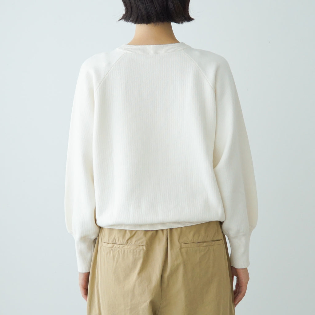 「くらすことの日常生活着」ニットみたいなカシミヤ混スウェット