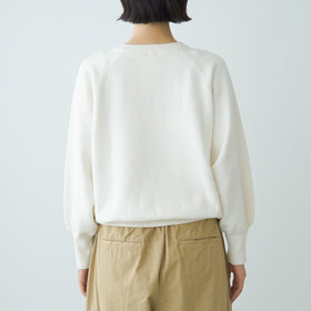 「くらすことの日常生活着」ニットみたいなカシミヤ混スウェット