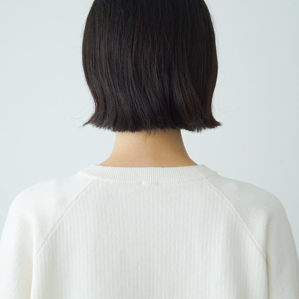 「くらすことの日常生活着」ニットみたいなカシミヤ混スウェット