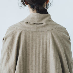 くらすこと ウールのローブコート