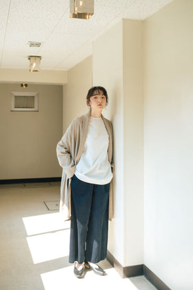 くらすこと ウールのローブコート