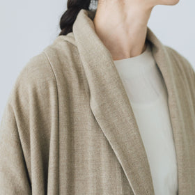 くらすこと ウールのローブコート