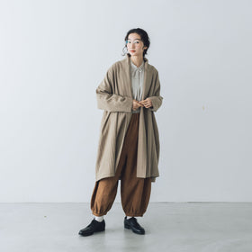 くらすこと ウールのローブコート