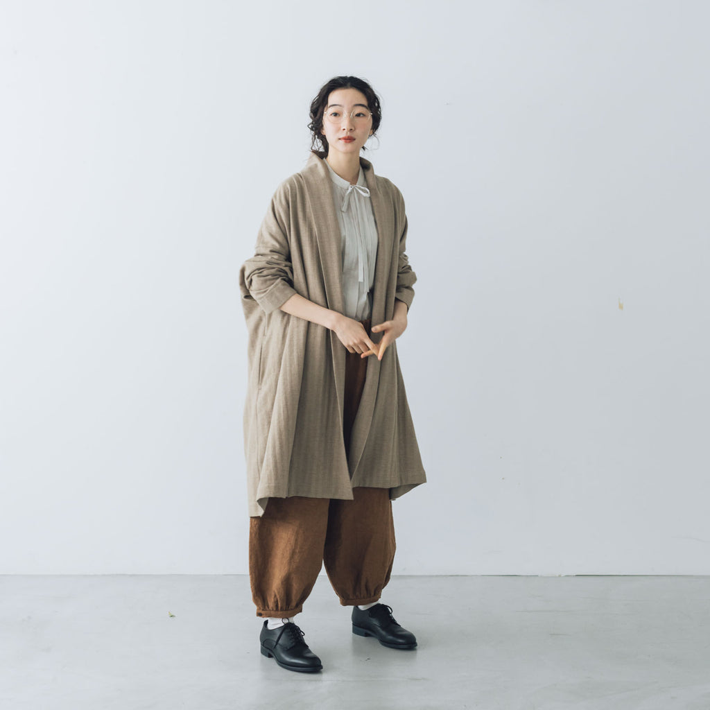 くらすこと ウールのローブコート