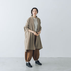 くらすこと ウールのローブコート