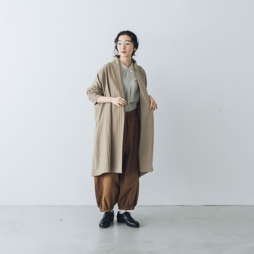 くらすこと ウールのローブコート