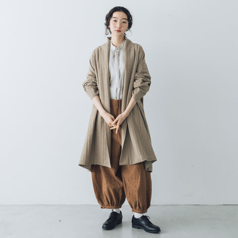 くらすこと ウールのローブコート