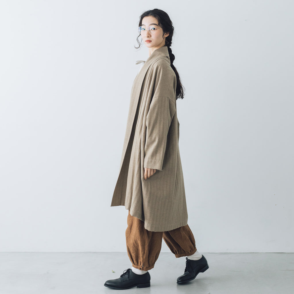 くらすこと ウールのローブコート