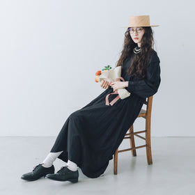 「わたしたちらしい、大人のかわいらしさ」キュプラコットン タックワンピース