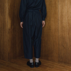 「わたしたちらしい、大人のかわいらしさ」ブラウス+サルエルパンツのセットアップ