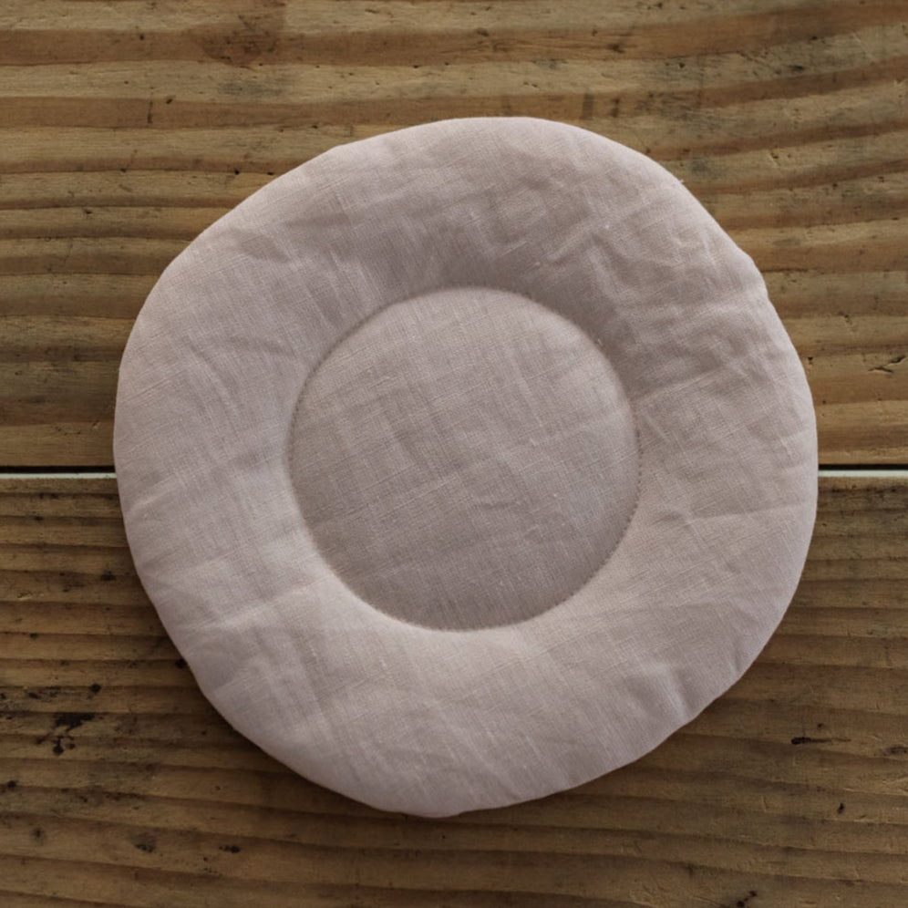 くらすこと リネンのふっくらポットマット / コースター
