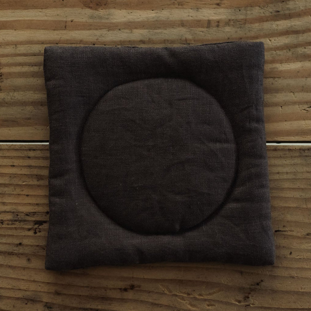 くらすこと リネンのふっくらポットマット / コースター