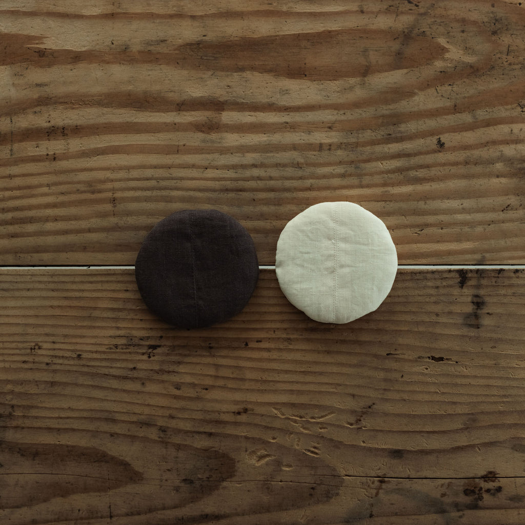 くらすこと リネンのふっくらポットマット / コースター