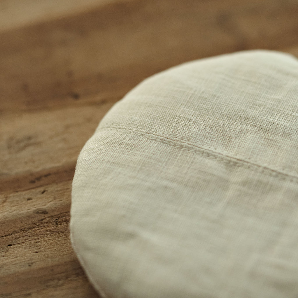 くらすこと リネンのふっくらポットマット / コースター