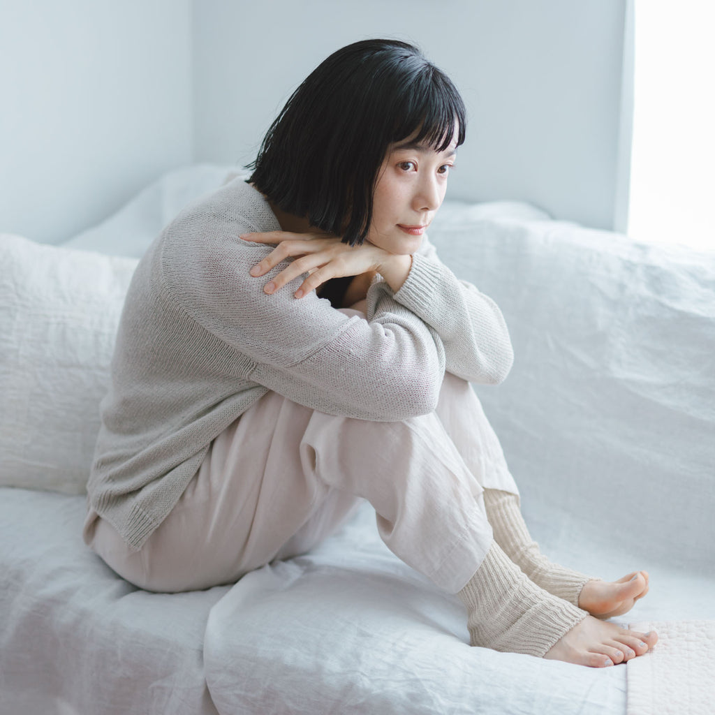 くらすこと シルクのレッグウォーマー