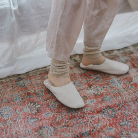 くらすこと シルクのレッグウォーマー