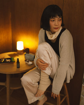 くらすこと シルクのレッグウォーマー