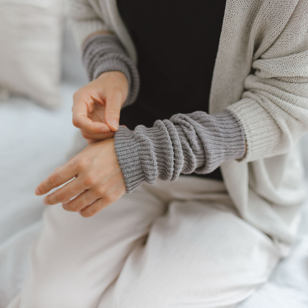 くらすこと シルクのレッグウォーマー