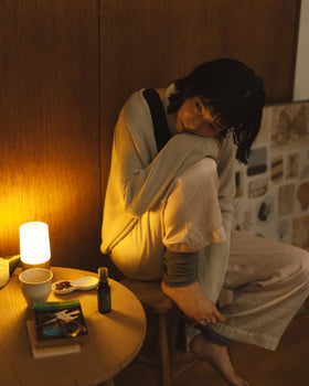 くらすこと シルクのレッグウォーマー