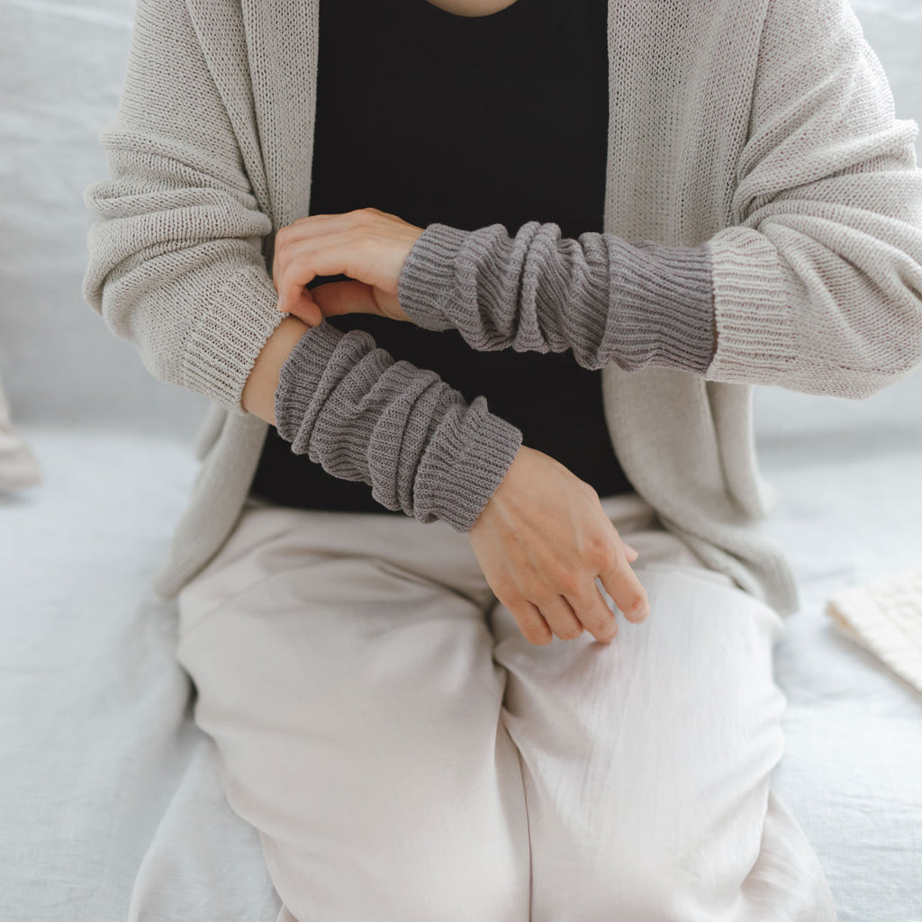 くらすこと シルクのレッグウォーマー