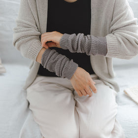 くらすこと シルクのレッグウォーマー