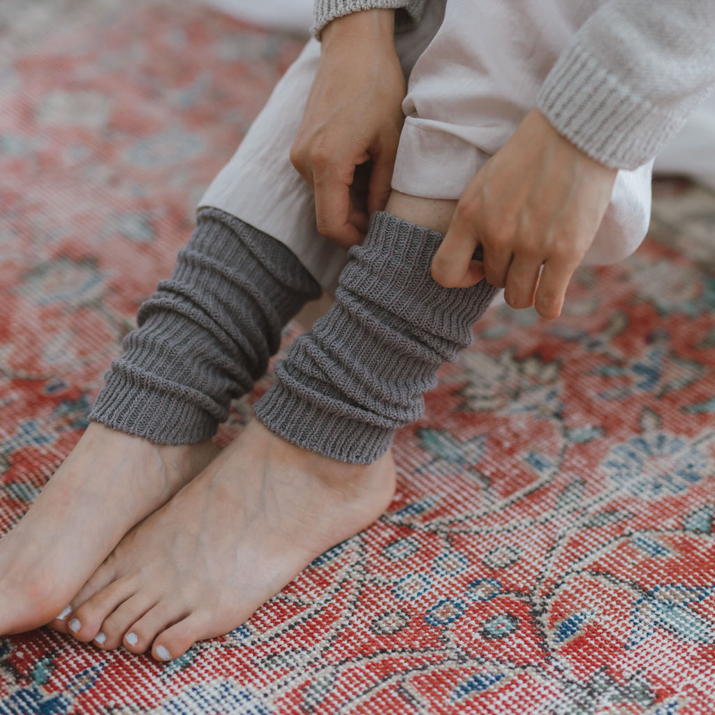 くらすこと シルクのレッグウォーマー