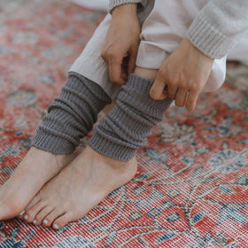 くらすこと シルクのレッグウォーマー