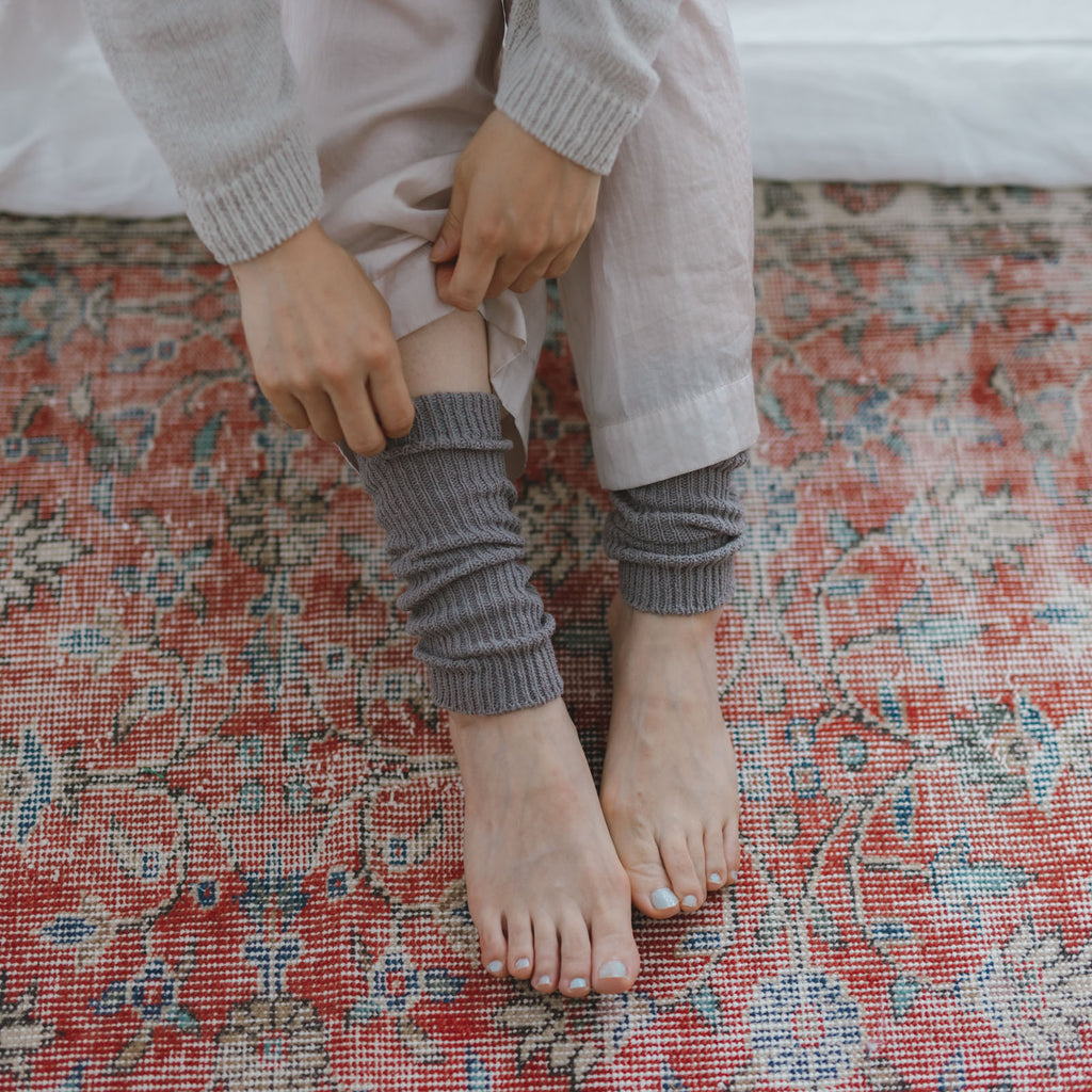 くらすこと シルクのレッグウォーマー