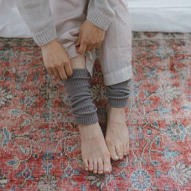 くらすこと シルクのレッグウォーマー