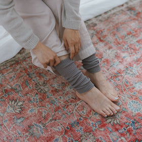 くらすこと シルクのレッグウォーマー