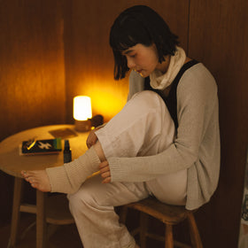 くらすこと シルクコットンのうすふわ腹巻