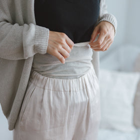 くらすこと シルクコットンのうすふわ腹巻