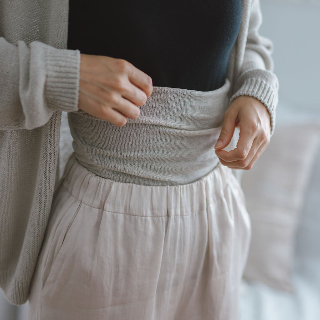 くらすこと シルクコットンのうすふわ腹巻