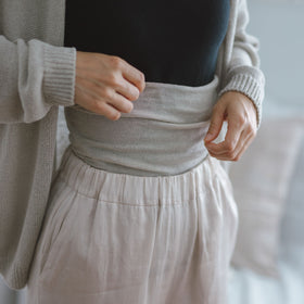 くらすこと シルクコットンのうすふわ腹巻