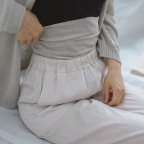 くらすこと シルクコットンのうすふわ腹巻