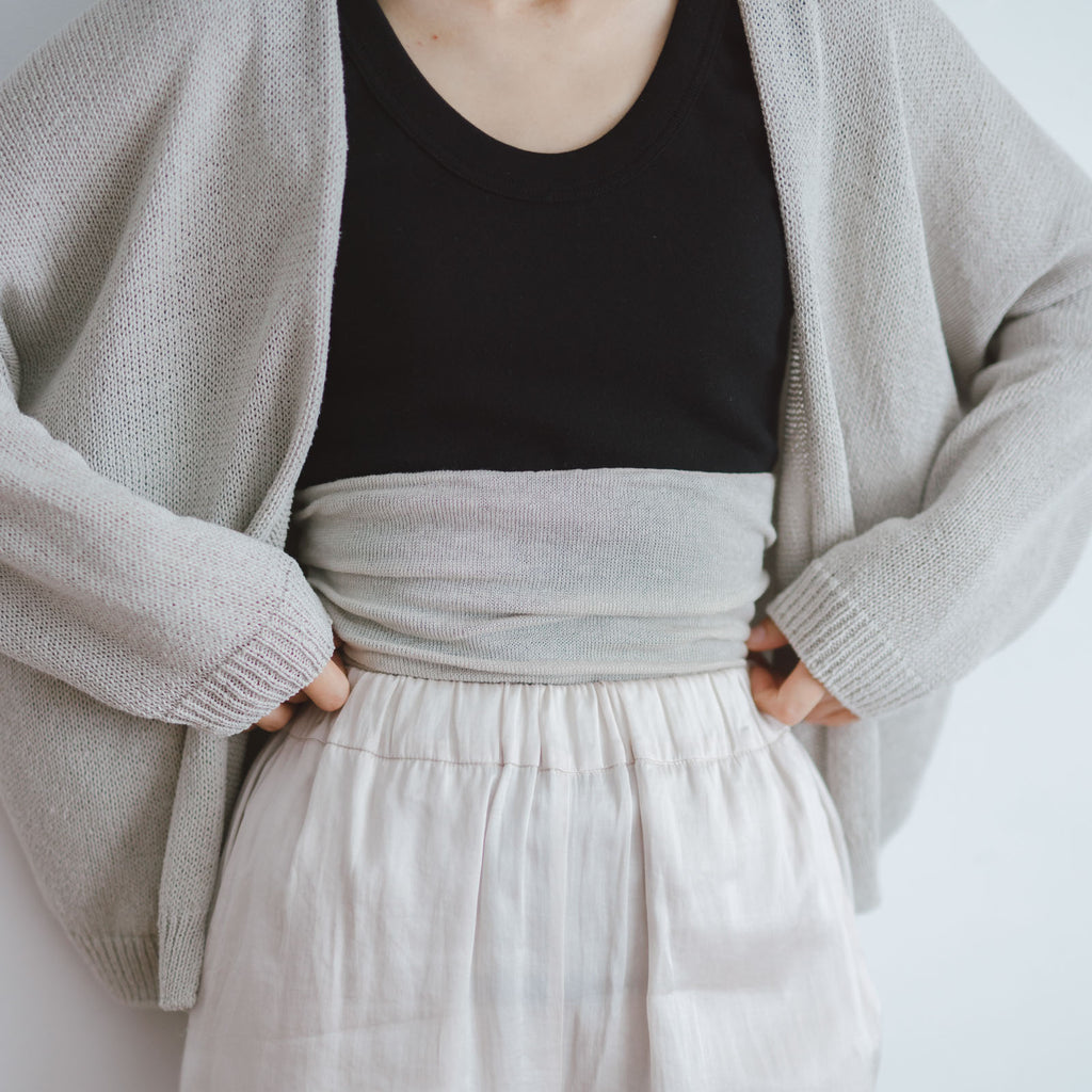 くらすこと シルクコットンのうすふわ腹巻