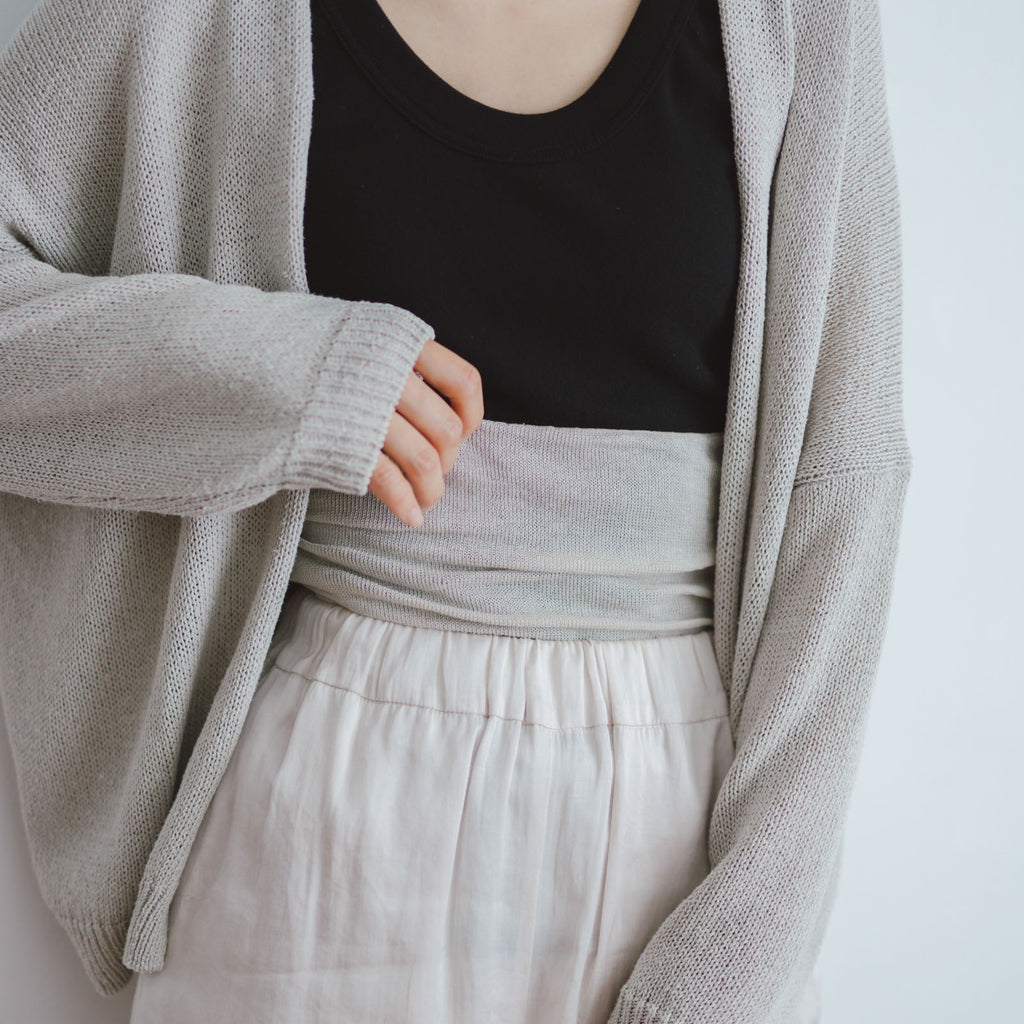 くらすこと シルクコットンのうすふわ腹巻